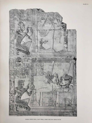 The temple of King Sethos I at Abydos. Vol. I: The chapels of Osiris, Isis and Horus. Vol. II: The chapels of Amen-Re, Re Harakhti, Ptah, and King Sethos. Vol. III: The Osiris complex. Vol. IV: The second hypostyle hall. (complete set)