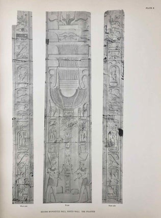 The temple of King Sethos I at Abydos. Vol. I: The chapels of Osiris, Isis and Horus. Vol. II: The chapels of Amen-Re, Re Harakhti, Ptah, and King Sethos. Vol. III: The Osiris complex. Vol. IV: The second hypostyle hall. (complete set)