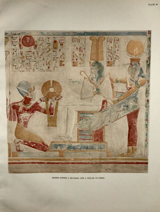 The temple of King Sethos I at Abydos. Vol. I: The chapels of Osiris, Isis and Horus.