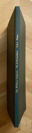 Item #M0622h The Wilbour papyrus. Vol. I: Plates. GARDINER Alan Henderson