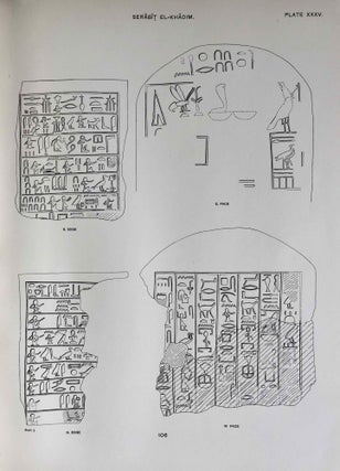 The inscriptions of Sinai. Part I: Introduction and plates. 2nd, revised edition.[newline]M0626f-12.jpeg