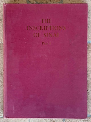 The inscriptions of Sinai. Part I: Introduction and plates. 2nd, revised edition.[newline]M0626h-01.jpeg