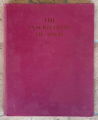 The inscriptions of Sinai. Part I: Introduction and plates. 2nd, revised edition.