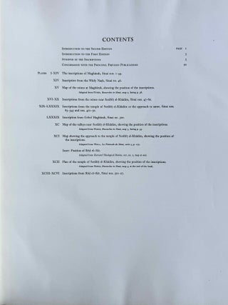 The inscriptions of Sinai. Part I: Introduction and plates. 2nd, revised edition.[newline]M0626h-03.jpeg
