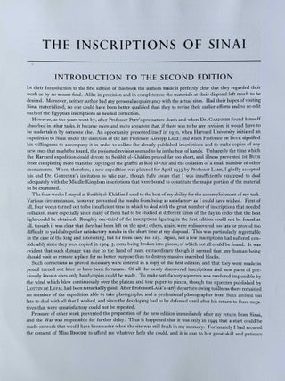 The inscriptions of Sinai. Part I: Introduction and plates. 2nd, revised edition.[newline]M0626h-04.jpeg