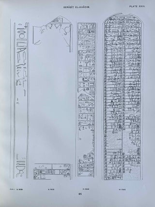 The inscriptions of Sinai. Part I: Introduction and plates. 2nd, revised edition.[newline]M0626h-14.jpeg
