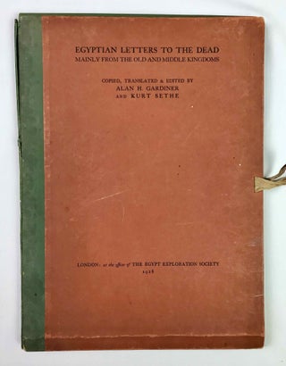 Egyptian letters to the dead. Mainly from the Old and Middle Kingdoms.[newline]M0628e-01.jpeg