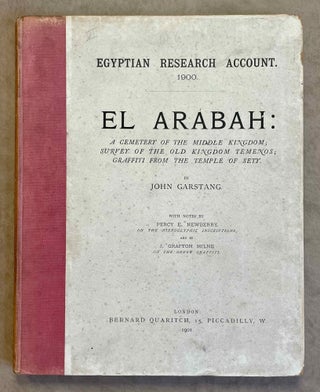 Item #M0630 El-Arabah. GARSTANG John