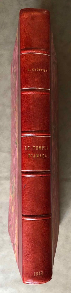 Item #M0649 Le temple d'Amada. 1er et 2e fascicules (complete set). GAUTHIER Henri.[newline]M0649.jpg