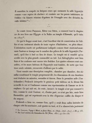 Le temple d'Amada. 1er et 2e fascicules (complete set)