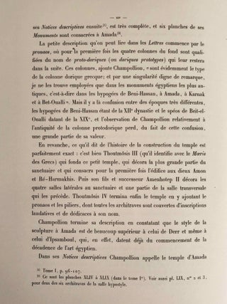 Le temple d'Amada. 1er et 2e fascicules (complete set)