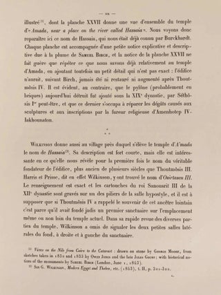 Le temple d'Amada. 1er et 2e fascicules (complete set)