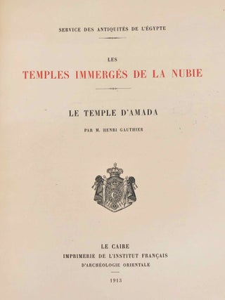 Le temple d'Amada. 1er et 2e fascicules (complete set)[newline]M0649d_2.jpg