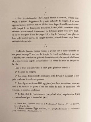 Le temple d'Amada. 1er et 2e fascicules (complete set)