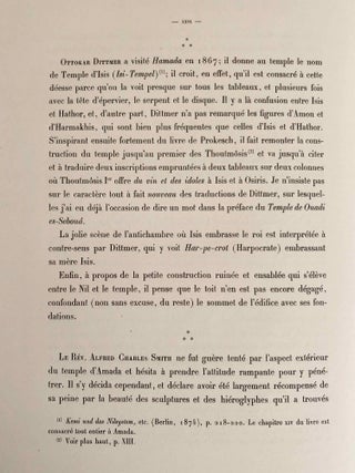 Le temple d'Amada. 1er et 2e fascicules (complete set)