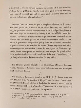 Le temple d'Amada. 1er et 2e fascicules (complete set)