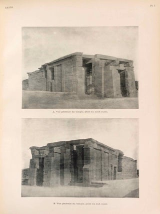 Le temple d'Amada. 1er et 2e fascicules (complete set)