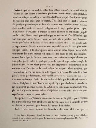 Le temple d'Amada. 1er et 2e fascicules (complete set)