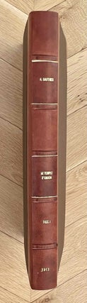Item #M0649e Le temple d'Amada. 1er fascicule. GAUTHIER Henri
