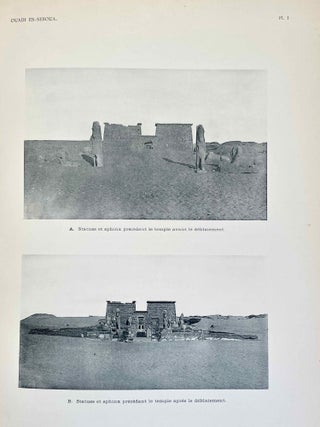 Le temple de Ouadi es-Seboua. Tome I: Texte. Tome II: Planches (complete set)[newline]M0650-10.jpeg
