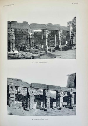 Le temple de Ouadi es-Seboua. Tome I: Texte. Tome II: Planches (complete set)