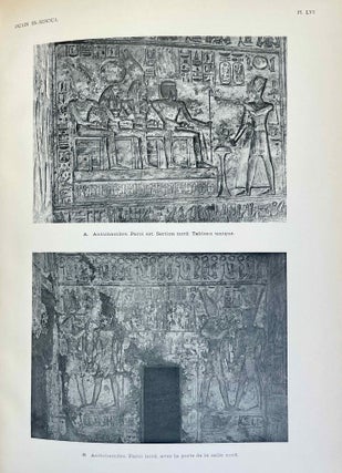 Le temple de Ouadi es-Seboua. Tome I: Texte. Tome II: Planches (complete set)