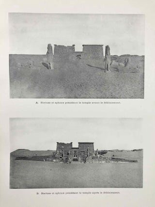 Le temple de Ouadi es-Seboua. Tome I: Texte. Tome II: Planches (complete set)[newline]M0650d-17.jpeg
