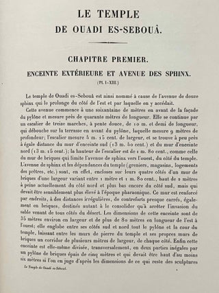 Le temple de Ouadi es-Seboua. Tome I: Texte. Tome II: Planches (complete set)[newline]M0650f-04.jpeg