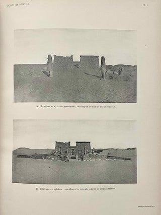 Le temple de Ouadi es-Seboua. Tome I: Texte. Tome II: Planches (complete set)[newline]M0650f-09.jpeg