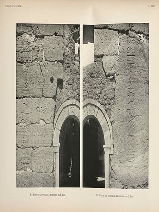 Le temple de Ouadi es-Seboua. Tome I: Texte. Tome II: Planches (complete set)[newline]M0650f-11.jpeg