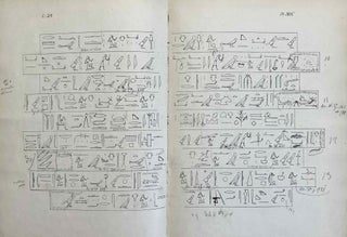 Musée du Louvre. Stèles de la XIIe dynastie. 1ère livraison: Planches I-XXV et XXVI-LX (all published)
