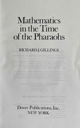 Mathematics in the time of the pharaohs[newline]M0663-02.jpeg