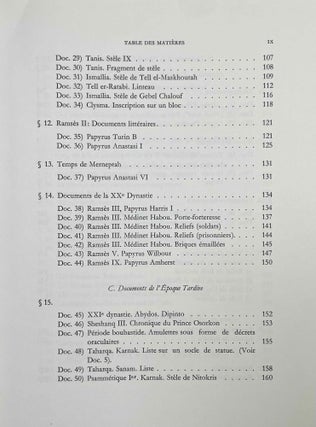 Les bédouins Shosou des documents égyptiens