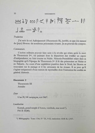 Les bédouins Shosou des documents égyptiens