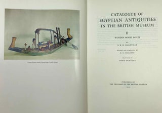 Catalogue of Egyptian Antiquities in the British Museum. Vol. II: Wooden Model Boats