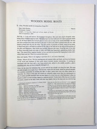 Catalogue of Egyptian Antiquities in the British Museum. Vol. II: Wooden Model Boats