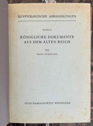 Königliche Dokumente aus dem alten Reich
