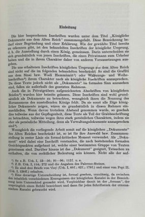 Königliche Dokumente aus dem alten Reich