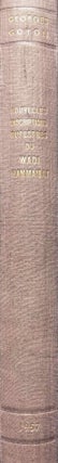 Item #M0679f Nouvelles inscriptions rupestres du Ouadi Hammamat. GOYON Georges