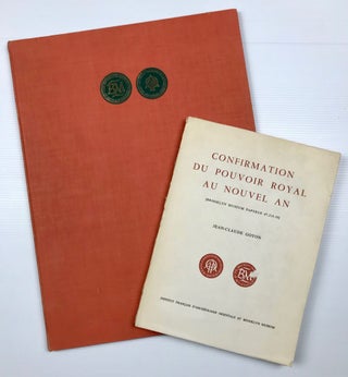 Item #M0681a Confirmation du pouvoir royal au nouvel an. Tome I: Texte. Tome II: Planches...