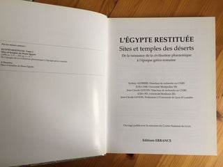 L'Egypte restituée. Tomes I, II et III (complete set)[newline]M0683a-04.jpg