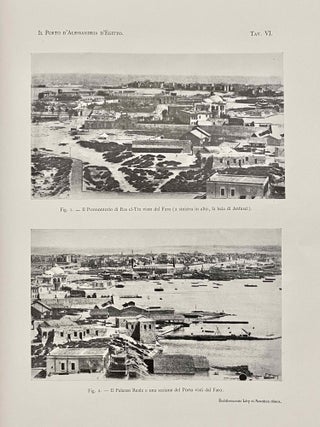 Il porto d'Alessandria d'Egitto. Studio di geografia commerciale.[newline]M0685c-12.jpeg