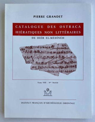 Item #M0686a Catalogue des ostraca hiératiques non littéraires de Deir el-Medineh....[newline]M0686a-00.jpeg