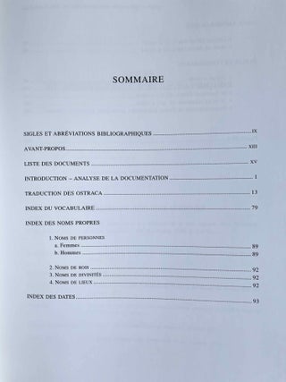 Catalogue des ostraca hiératiques non littéraires de Deir el-Medineh. Tome VIII: Nos 706-830