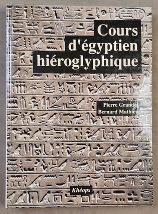 Item #M0690 Cours d'égyptien hiéroglyphique. Tomes I & II (complete set). GRANDET Pierre -...[newline]M0690-00.jpeg