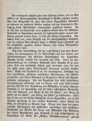 Vergleiche und andere bildliche Ausdrücke im Ägyptischen