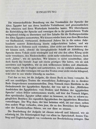 Wie die alten Ägypter sich anredeten, wie sie sich grüssten und wie sie miteinander sprachen. Band I, II, III & IV (complete set)