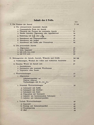 Wie die alten &Auml;gypter sich anredeten, wie sie sich gr&uuml;ssten und wie sie miteinander sprachen. Band I, II, III & IV (complete set)[newline]M0703g-04.jpeg
