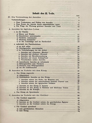 Wie die alten &Auml;gypter sich anredeten, wie sie sich gr&uuml;ssten und wie sie miteinander sprachen. Band I, II, III & IV (complete set)[newline]M0703g-09.jpeg