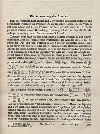 Wie die alten &Auml;gypter sich anredeten, wie sie sich gr&uuml;ssten und wie sie miteinander sprachen. Band I, II, III & IV (complete set)[newline]M0703g-11.jpeg